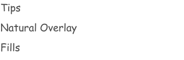 Tips Natural Overlay Fills